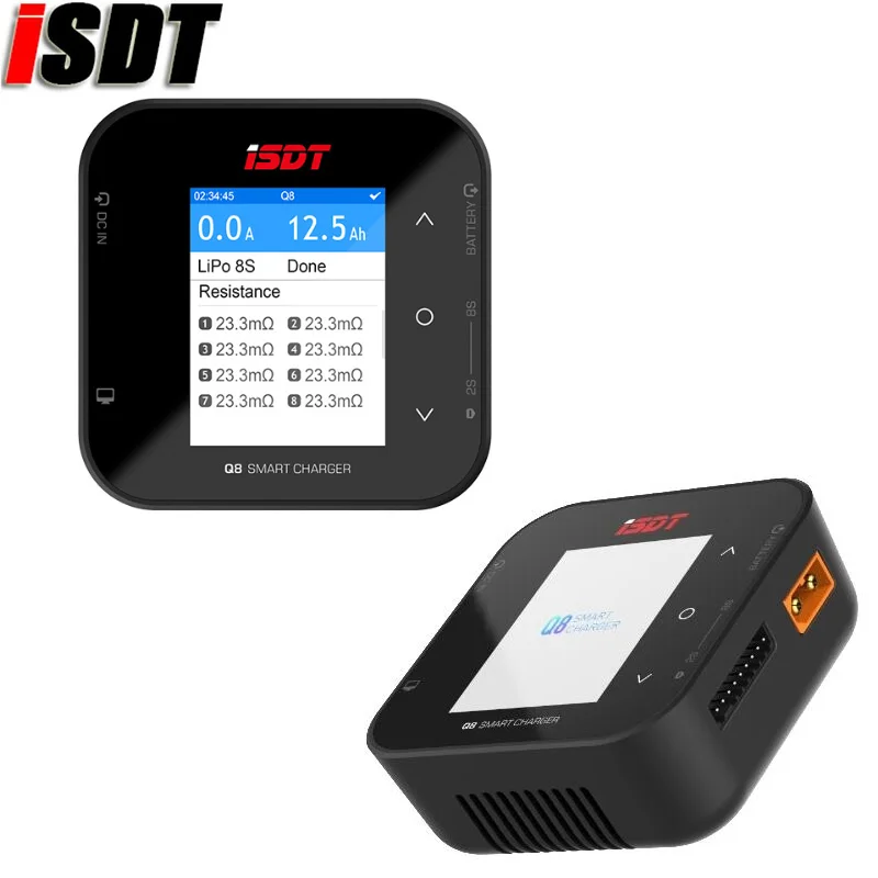 ISDT Q6 Nano 200W / Q8 Lite 500W Max 1000W 1-6S 2-8S Pocket High Power Lipo Battery Balance Charger for RC FPV Drone | Игрушки и хобби