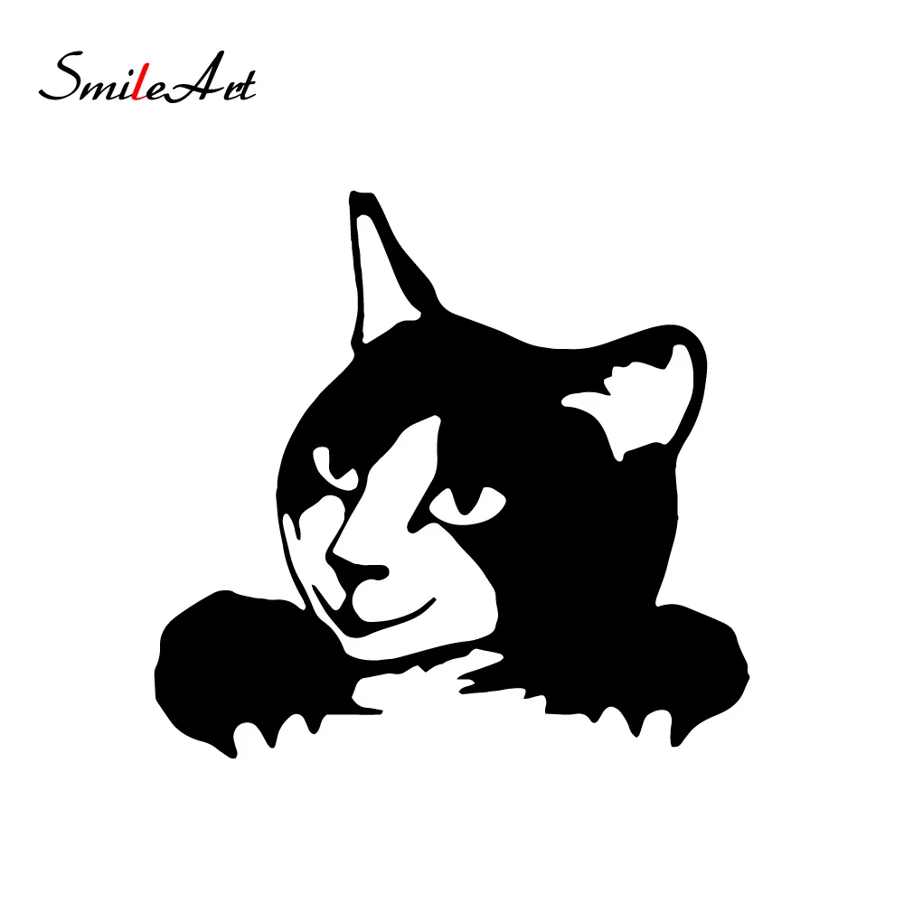 Водонепроницаемые наклейки с мультяшным котом на автомобиль