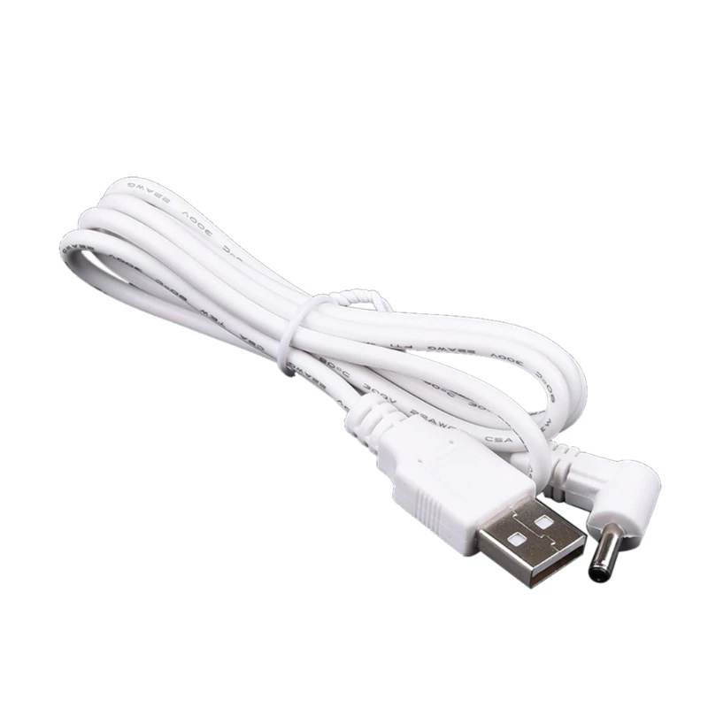 USB to DC Power Cable 5V Jack Charging Cord with Elbow Plug Compatible Router Mini Fan Speakers | Электроника