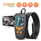 Новинка 1080P HD Цифровая камера бороскопа 2,3 дюймовый ЖК-экран Инспекционная камера IP67 водонепроницаемая камера со змеей с 8 светодиодный одами подарок для мужчин