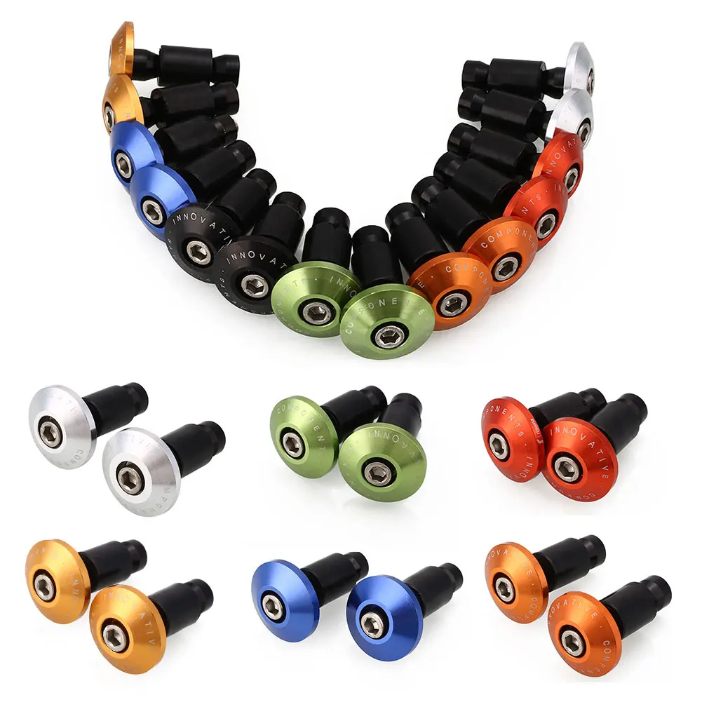 

Motorcycle Handlebar Cover Grips End Plug Slider Motorbike Counterweight Handlebar Ends Handle Bar Cap Cover Universal