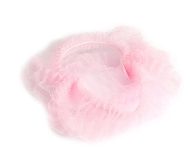 5 шт. с двумя полосками нетканые одноразовые шапочки для душа плиссе Анти Пыль Hat