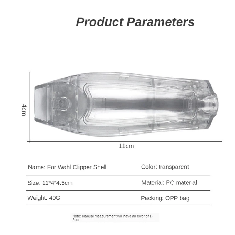 Прозрачный электромашинка для стрижки волос набор Wahl из АБС пластика