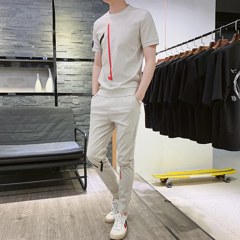 Лидер продаж Новинка лета 2020 мужской повседневный спортивный костюм Молодежная