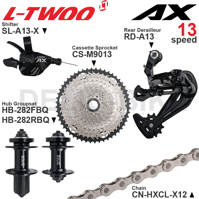 Переключатель передач LTWOO AX для горного велосипеда 13 скоростей включает правый