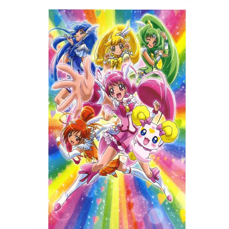 Красивая аниме улыбка прелечение! Настенный художественный постер картина