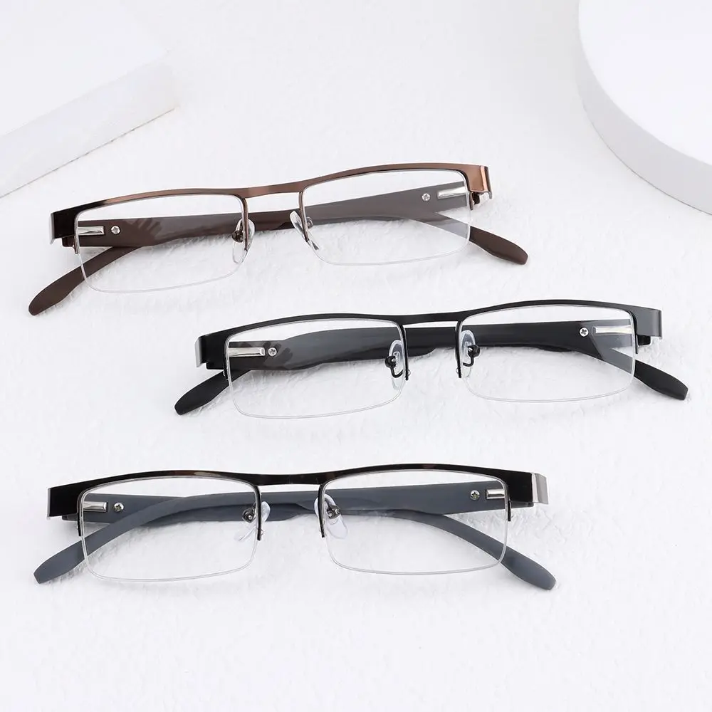 

Portable Vintage Eye Protection Ultra Light Frame Anti-Blue Light Glasses Computer Goggles Business Reading Glasses