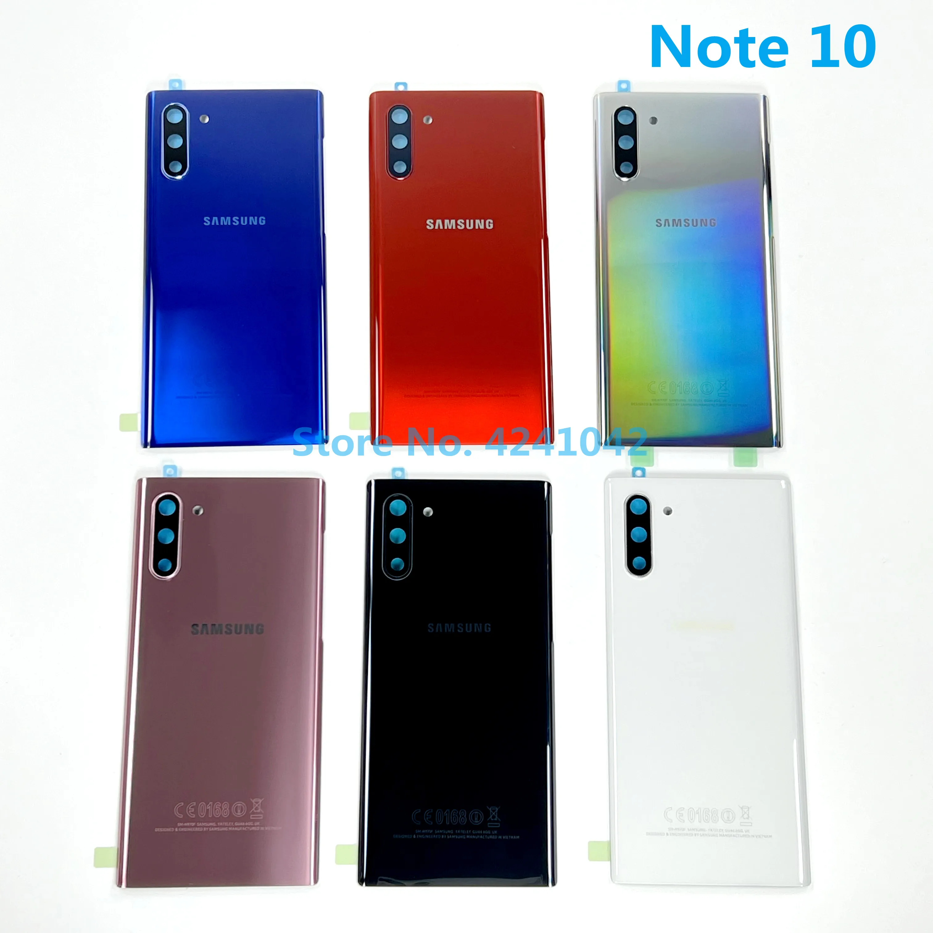 Стеклянный чехол для SAMSUNG Galaxy Note 10 N970 Plus N975 N975F Note10 + задний стеклянный клей |