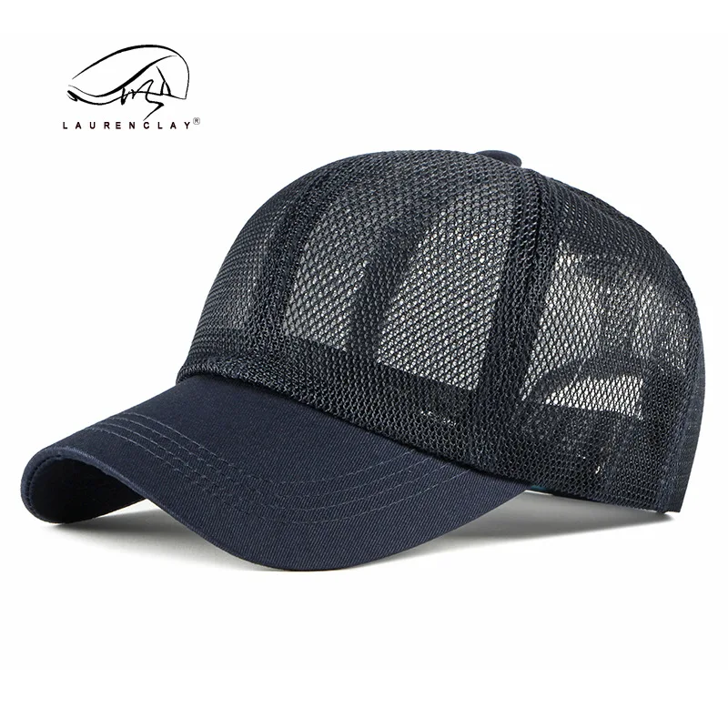 

Men's cap summer Korean version pure color light plate simple hollow out mesh baseball cap women's sunscreen hat net cap