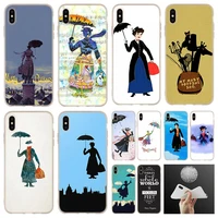 for iphone 11pro mary poppins soft silicone case for iphone 13 12 11 pro 7 8 6 6s plus xr xs max cover mini se 2020