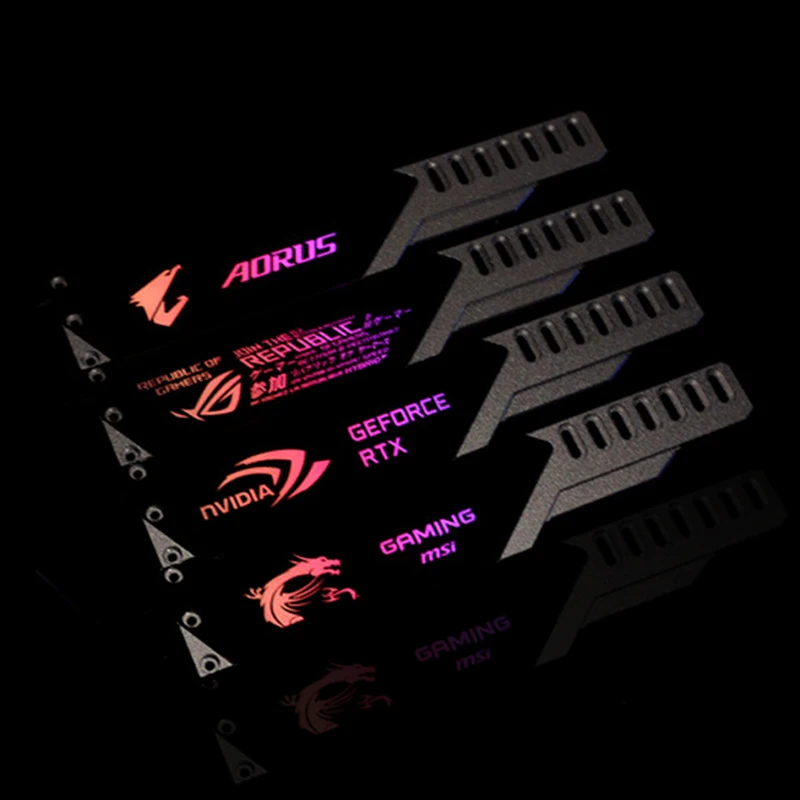 Видеокарта стенд Jack для мобильных телефонов с секцией Алюминий 5V 3PIN заголовок A RGB