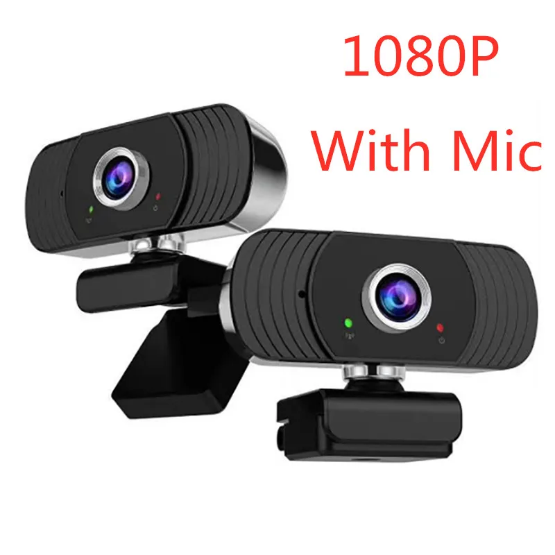 

HD 1080P Webcam Mini Computer PC WebCamera With Noise Reduction Microphone Cameras for Live Broadcast Video Calling Conference