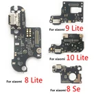 5 шт.лот, плата док-станции с USB-портом для зарядки Xiaomi Mi 11 Pro A2 10T 8 9 Lite CC9 9T 8Se A3 CC9e A26X A15X Note 3