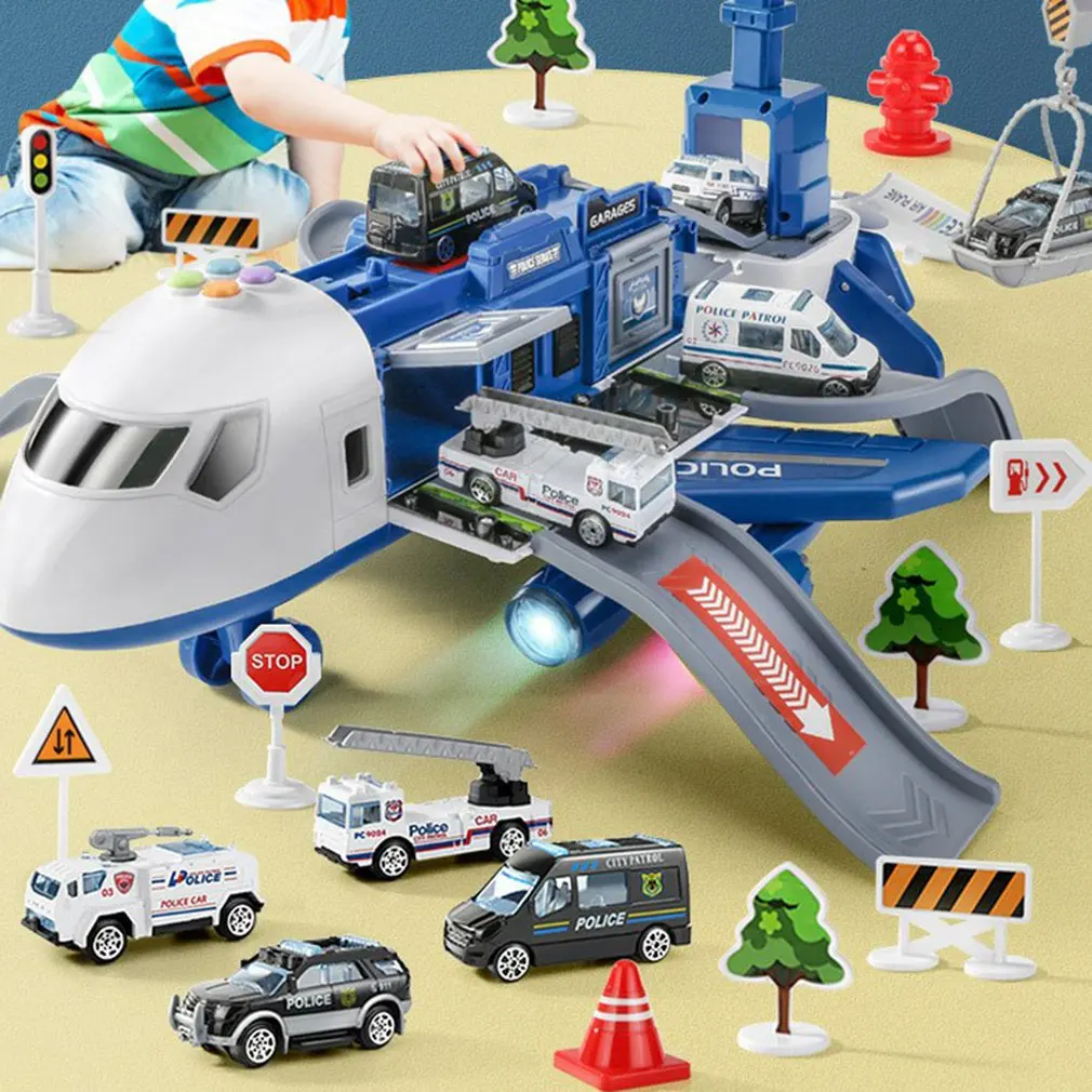 

Deformation Music Simulation Track Inertia Children's Toy Aircraft Large Size Passenger Plane Kids Airliner Toy Car