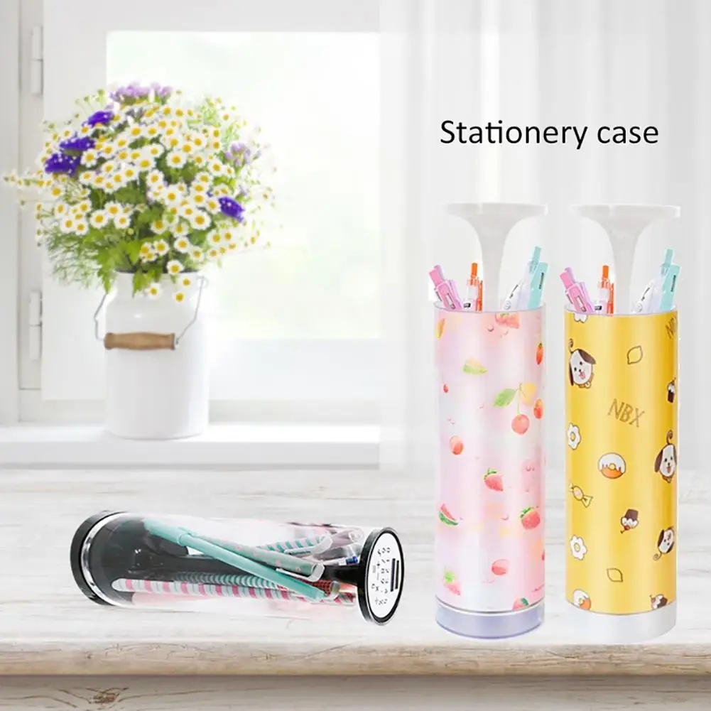 Пенал для карандашей с зеркальным калькулятором инновационный