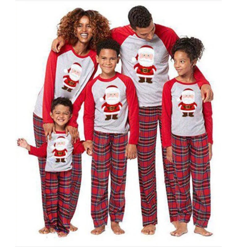 

Family Christmas Pajamas Set Family Matching Clothes 2020 Xmas Family look Clothes Adult Kids Baby Pajamas Sleepwear