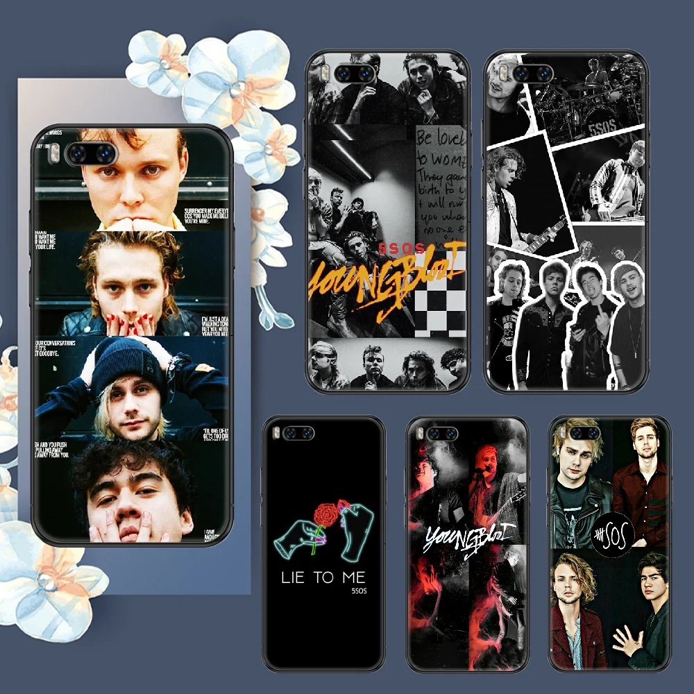 5SOS Band 5 Seconds Of Summer чехол для телефона Xiaomi Mi Max Note 3 A2 A3 8 9 9T 10 Lite Pro Ultra black luxury prime trend бампер