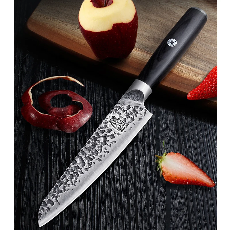 

Нож для фруктов ручной ковки, нож для фруктов, домашний нож в стиле ретро, портативный мини-нож для фруктов, нож для общежития, очень острый