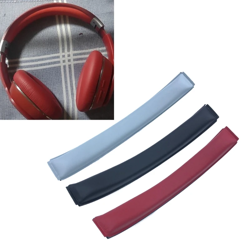 

Универсальный кожаный луч головы совместим с W820BT W828NB наушники красные модные кожаные балки мягкие губки балки