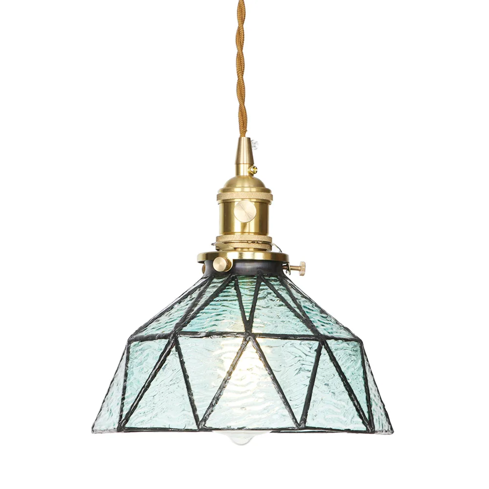 Стеклянная Подвесная лампа E27 в минималистичном дизайне светодиодный светильник