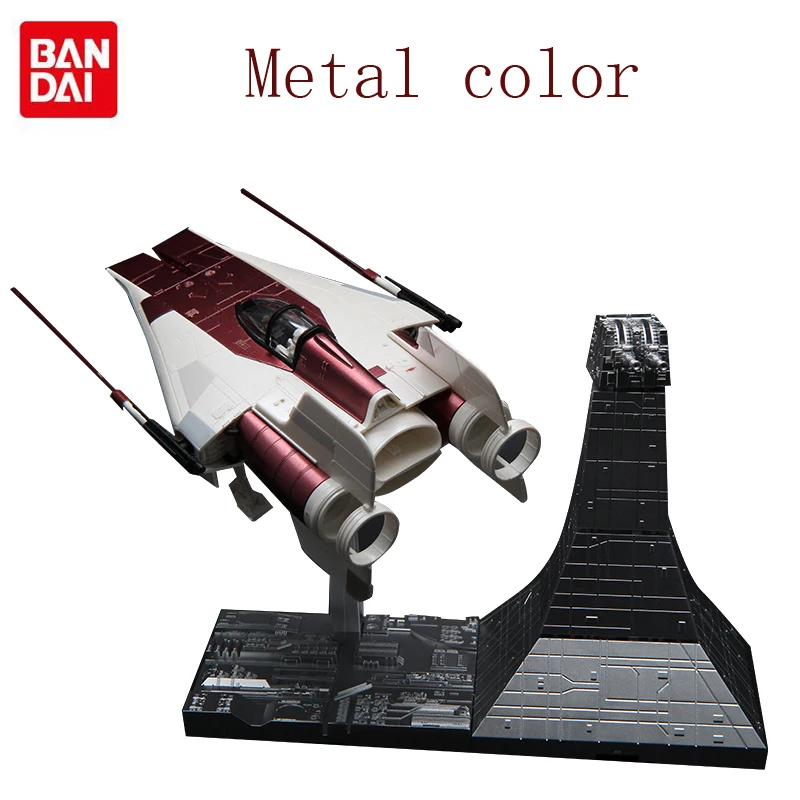 

Bandai Звездные войны металлические color1/72 A-Wing Fighter The Rise of Skywalker Сборная модель Коллекция игрушки в подарок на день рождения