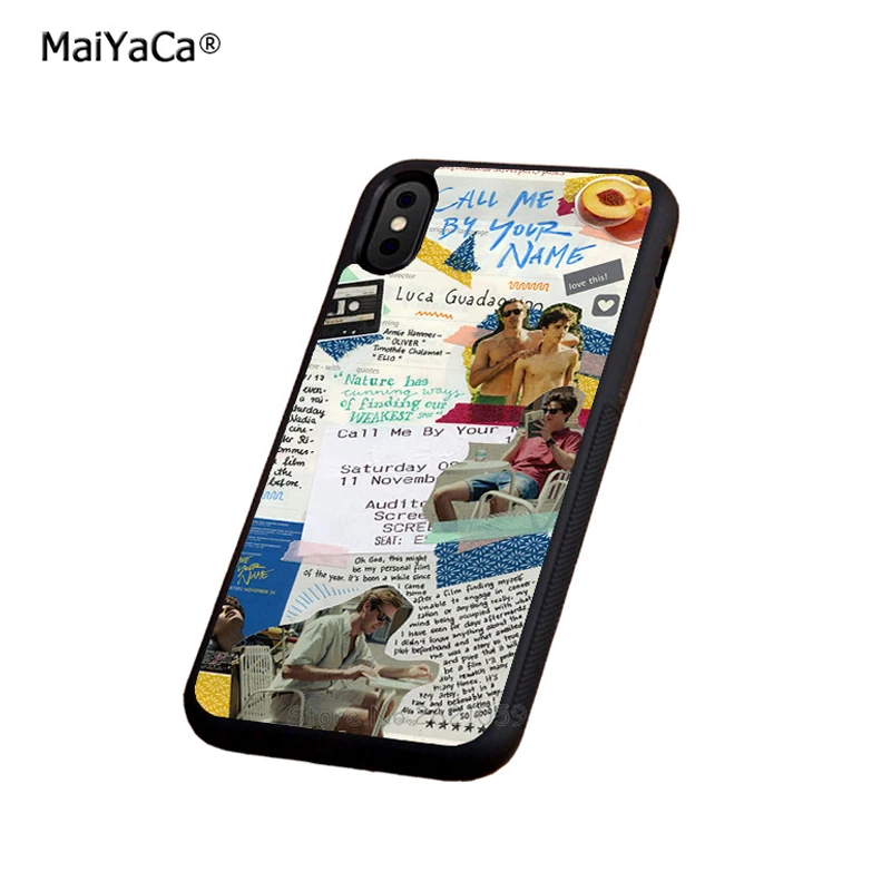 Call me на Ваше имя с закругленными краями мобильный телефон чехол для apple iPhone X 11 pro max