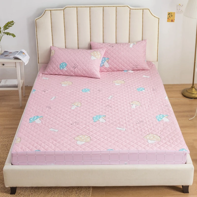 Полностью эластичная натяжная простыня Ультрамягкая стеганая Простыня из 100%