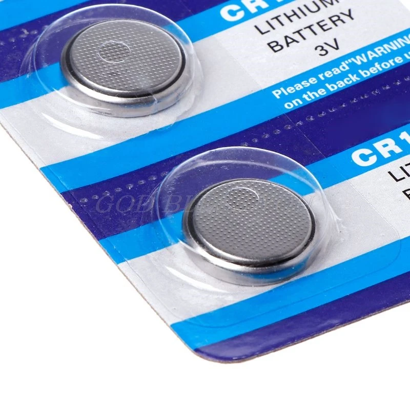 5 шт. кнопочная батарейка CR1632 литиевая монетная ячейка батарейки 3 в LM1632 BR1632 ECR1632 CR