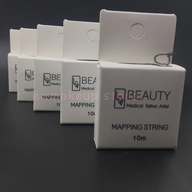 Microblading MAPPING STRING Pre-Inked брови маркер нить татуировки брови на точка 10 м MPRO нет необходимости пигментного позиционирования инструмент
