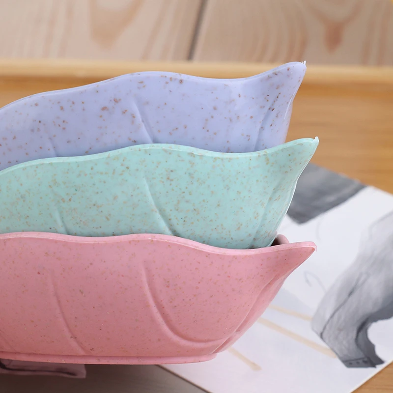 Креативное блюдо в виде листьев детская чаша из пшеничной соломы искусственная