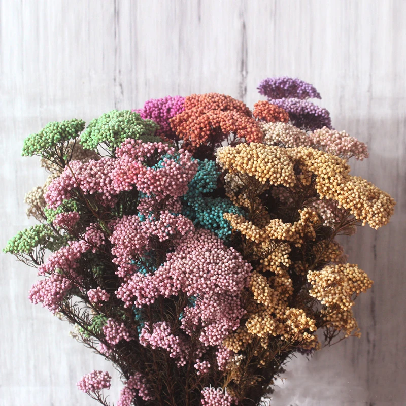 Вечный рисовый цветок 50 г зернистый натуральный искусственный букет самодельные