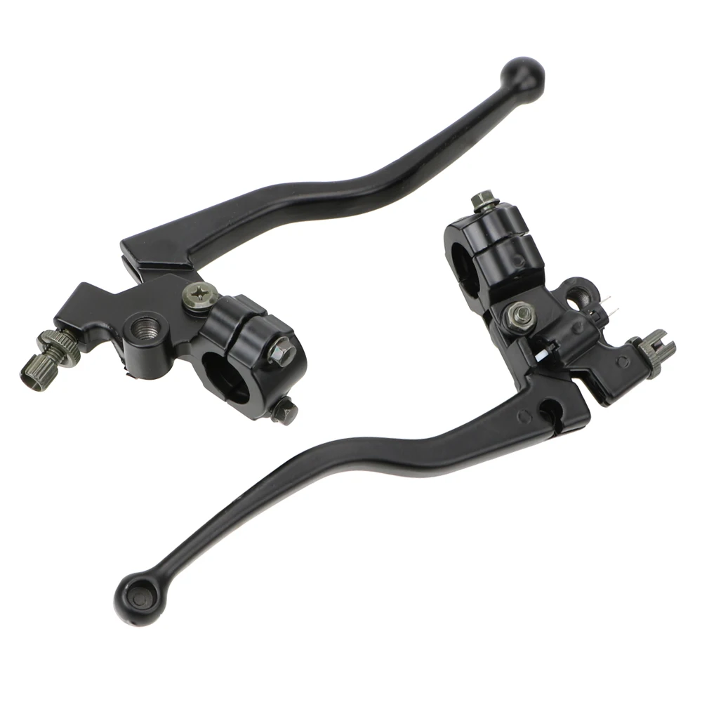 

Aluminum Alloy 1 Pair 22mm Motorcycle Brake Clutch Levers Front Left and Right Handlebar Clutch Lever Cable Front Brake