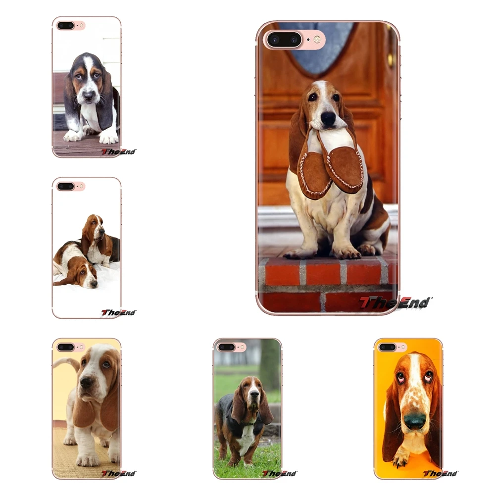 Чехол для мобильного телефона с Бассет-Хаунд обои iPhone XS Max XR X 4 4S 5 5S 5C SE 6 6S 7 8 плюс