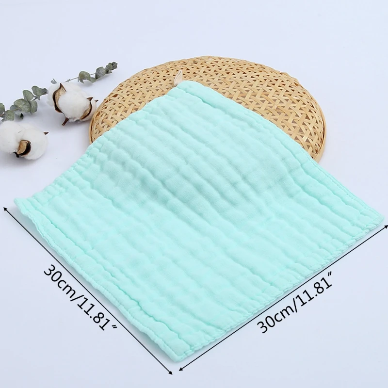 

3 Pcs/Pack Baby Infant Feeding Bibs Absorbent Soft Gauze Burp Saliva Towel Cloth