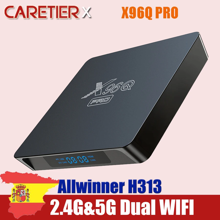 

Приставка Смарт-ТВ X96Q PRO, Android 10, Allwinner H313, 4 ядра, 2 + 16 ГБ, 4K 3D