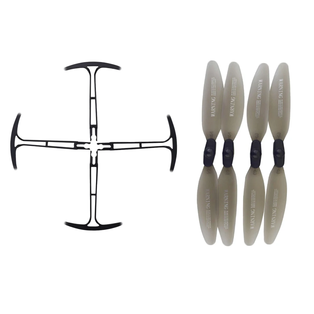 

4 пропеллера + бампер пропеллера для HS175 D65 X500 X30 Z6 часть