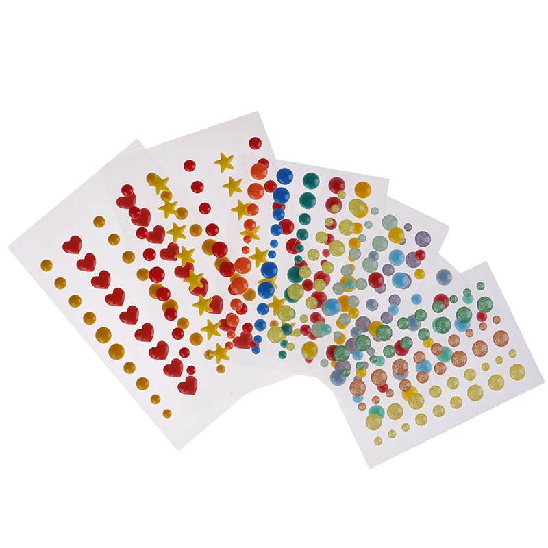DIY скрапбук эмалевые наклейки самоклеющиеся смолы Ассорти точка любовь звезда