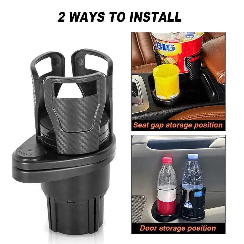 

Multifunctional Vehicle-mounted Water Cup Drink Holder Adjustable Rotatable Convient Design Beverage Coffee Cup Bottle Holder