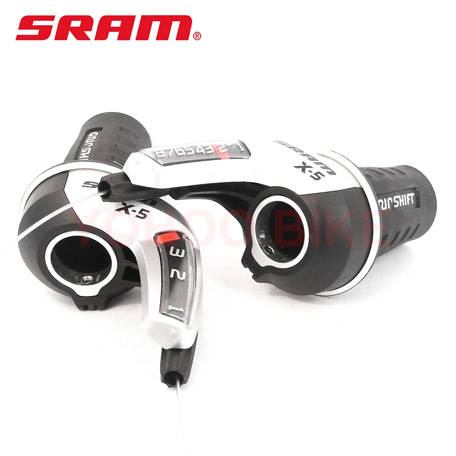 SRAM X5 твист переключения передач набор 3/8/24 скорости с кабелем для mtb горный велосипед передний задний переключатель комплектующие детали для велосипеда
