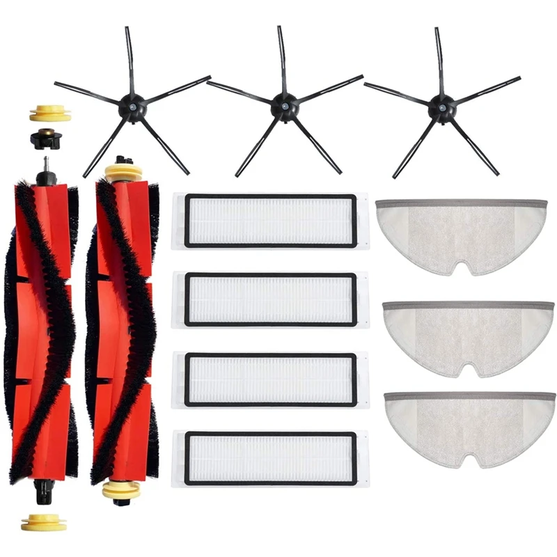 

12-Pack Replacement Parts Compatible for Xiaomi Roborock Mijia Xiaowa S5 S5 MAX S6 S60 S65 S50 S55 E25 E35