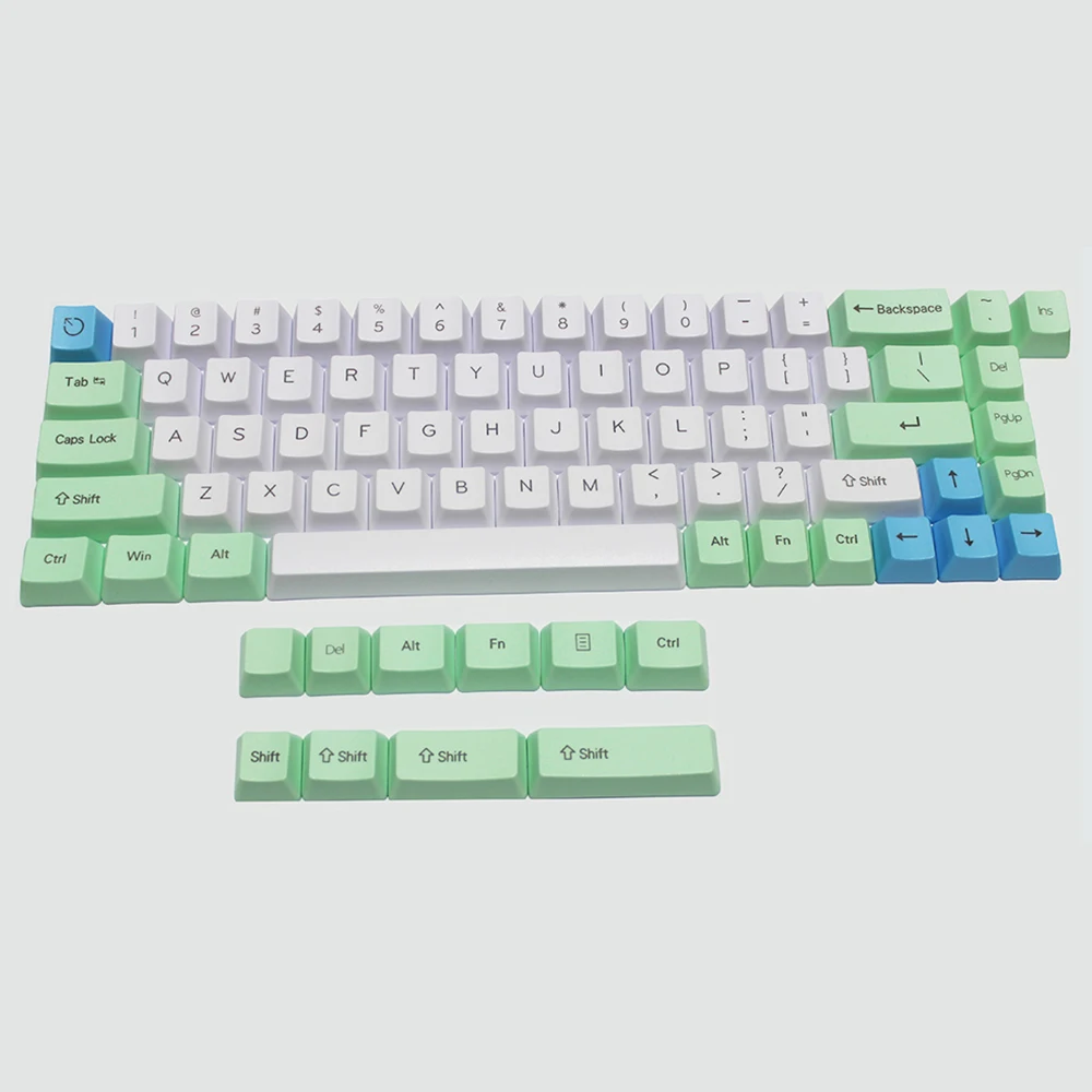 NPKC OEM Keycaps PBT белый синий темно серый для Cherry MX переключатели Tada68 XD60 XD64 GK64 GH60 DZ60
