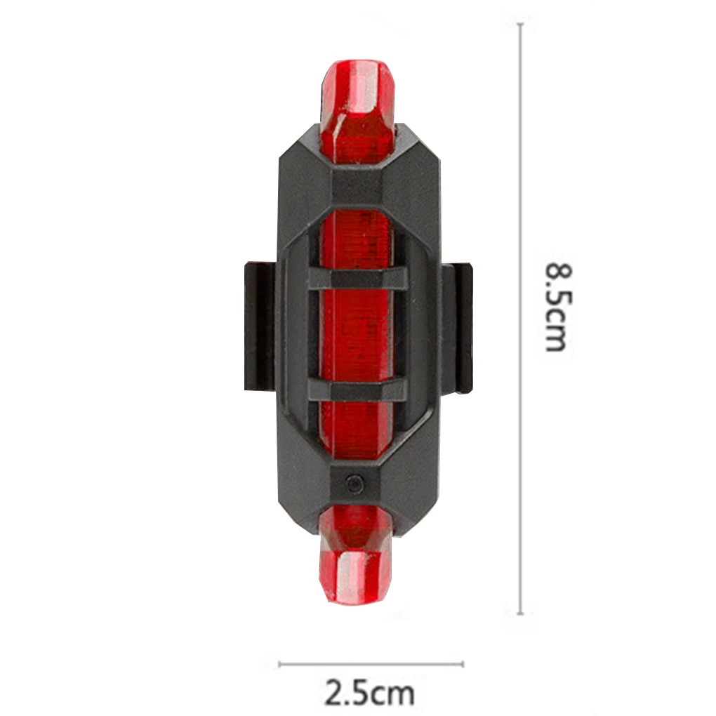 

Bicycle Rear Tail Lights Waterproof LED USB Rechargeable Night Riding Safety Lamp Warning Light Cycling Accessories