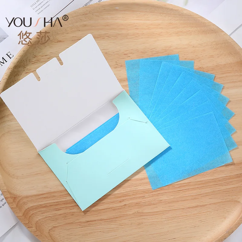 YOUSHA 50pcs face wipes oil blotting sheet makeup tool kit absorbing paper napkin beauty remover Oil Absorbing Sheet | Красота и