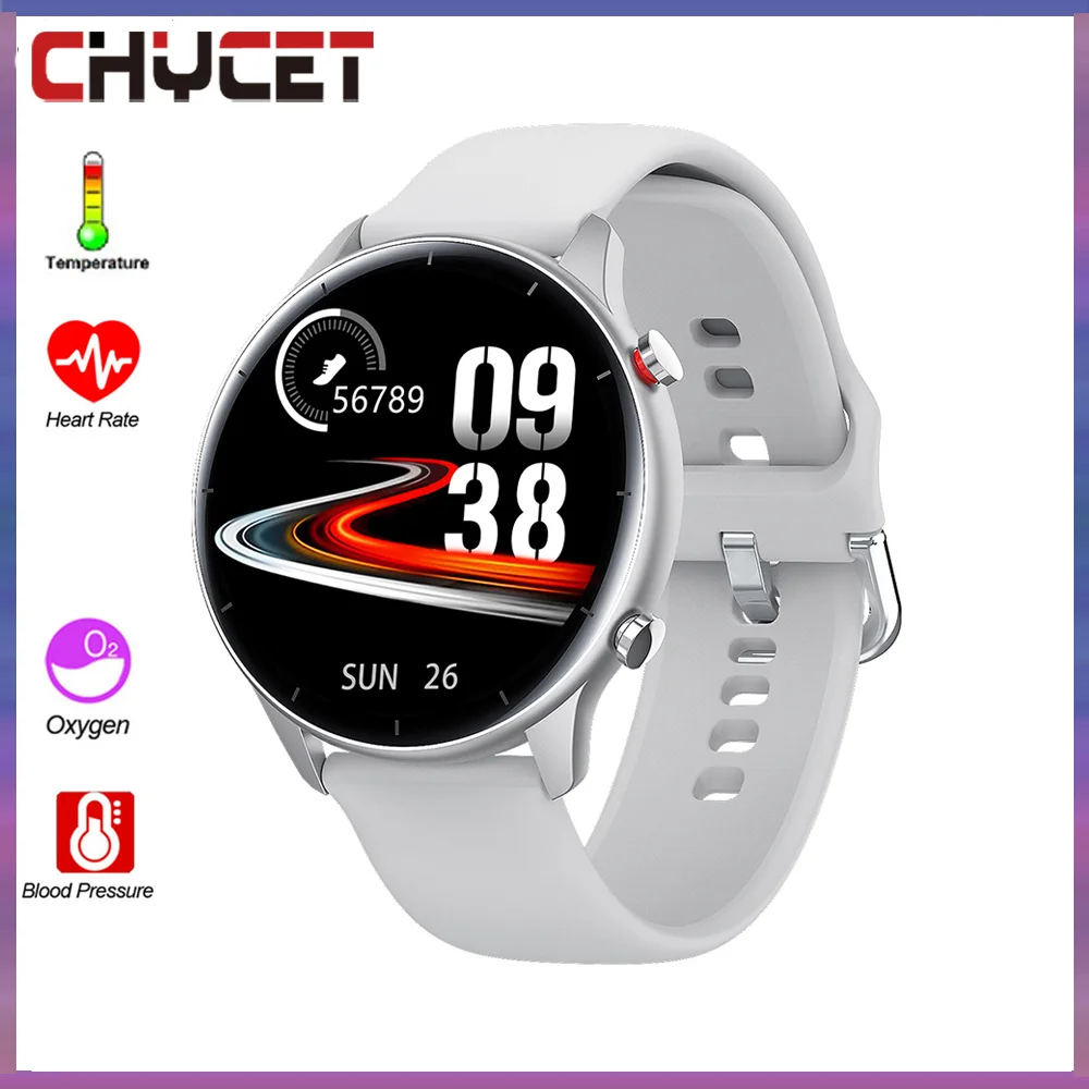

CHYCET 2021 Smart Watches Man Woman Sport Smartwatch Fitness Tracker Blood Pressure Gift Intelligent Watch for Android IOS