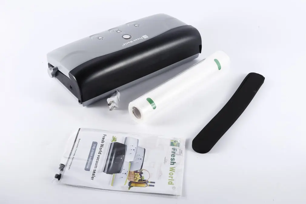 

Fresh World Automatic Electric Vacuum Sealer with Starter Kit Packaging Machine for Bag Resealer Food Saver Kitchen Equipment