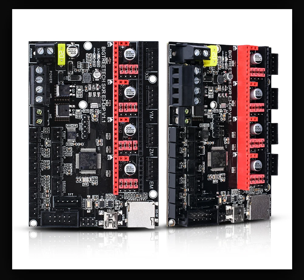 BIGTREETECH SKR E3 DIP V1.1 32 бит материнская плата с TMC2208 TMC2130 SPI драйвер для Ender 3/5 Pro VS GEN L SKR V1.3 SKR MINI E3