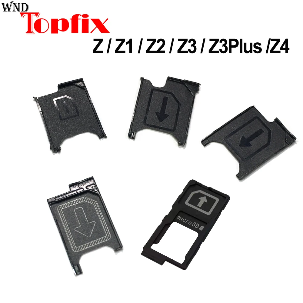 Держатель для Sim SD-карты лоток с одним слотом двух SIM-карт адаптер Sony Xperia Z Z1 Z2 Z3 Z4 Z5