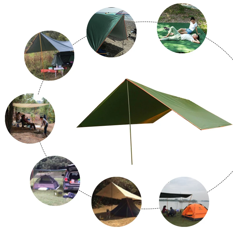 Ультралегкий износостойкий Многофункциональный навес для палатки кемпинга
