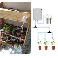 intelligent indoor plants drip irrigation device automatic watering pump controller 8 drip heads timer watering system kit