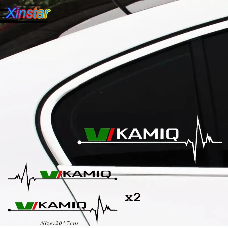 Наклейка на окна автомобиля 2 шт./лот для Skoda kamiq | Автомобили и мотоциклы